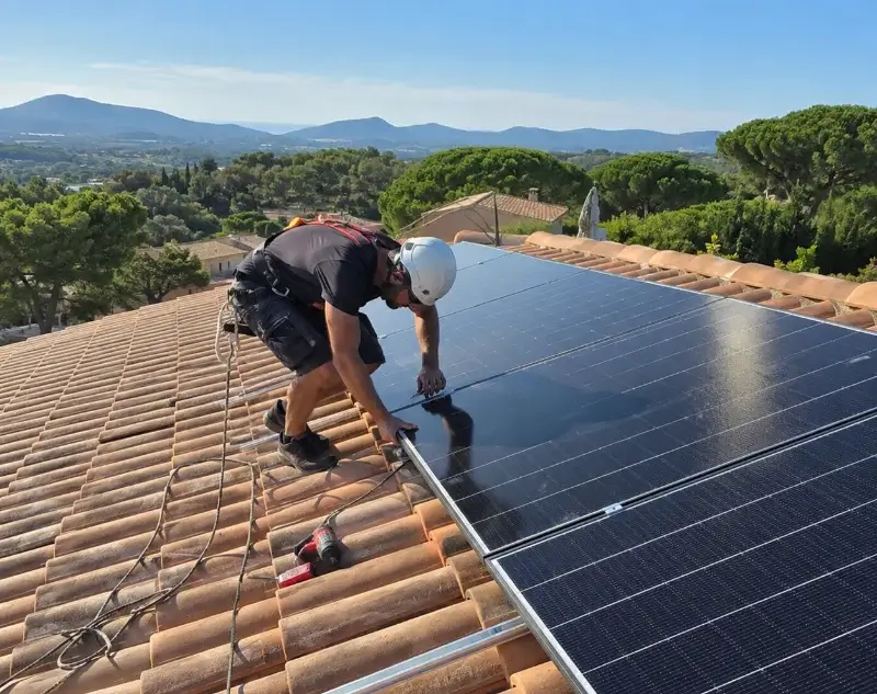 Installateur panneaux solaires Roussayrolles — pose photovoltaïque sur toiture