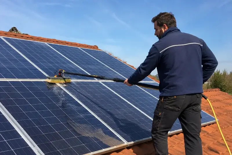 Nettoyage et entretien de panneaux solaires à Roussayrolles